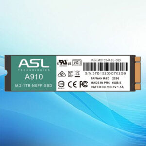 ASL Technologie A910 M.2-1TB-NGFF-SSD 2280, M21024ASL-003 M.2 2280 6Gb/s Internal Solid State Drive for Desktop Laptop PC Compute