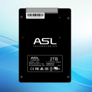 ASL Technologies SSD2048ASL-004 2TB 2.5” SATA III 6 Gb/s SSD Read/Write, 1-Year Warranty – Black