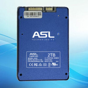 ASL Technologies SSD2048ASL-006 2TB 2.5” SATA III 6 Gb/s SSD Read/Write, 1-Year Warranty – Blue